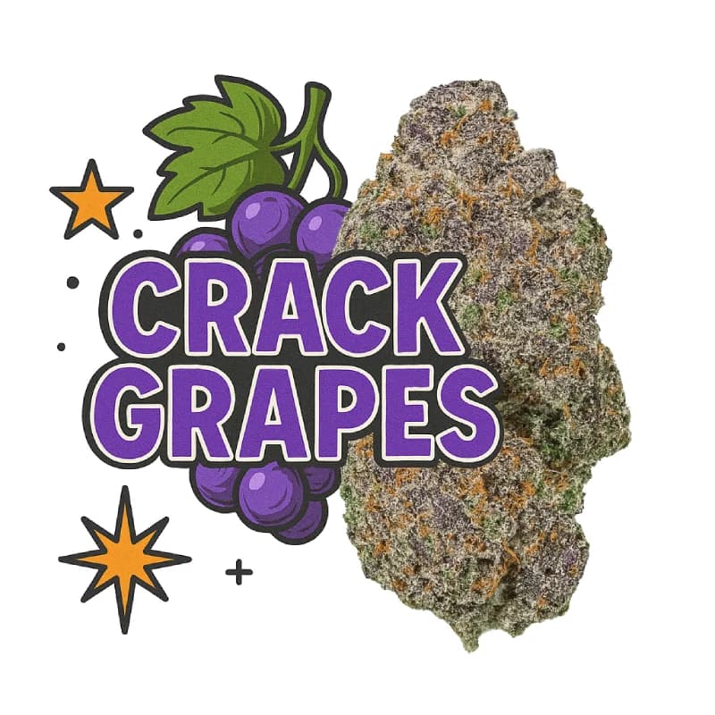 Crack Grapes Exotic THCa Flower Strain