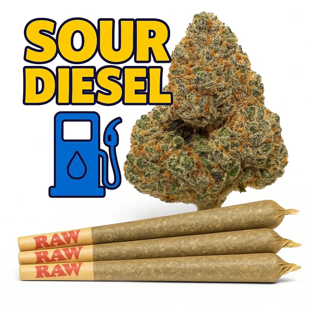 Sour Diesel Diamond Infused THCa Pre roll (1.5g)