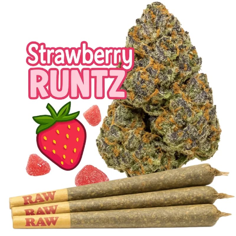 Strawberry Runtz Diamond Infused THCa Pre roll (1.5g)