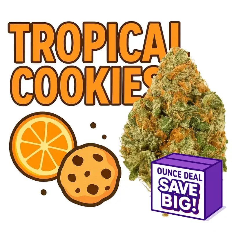 Tropical Cookies Greenhouse THCA Flower Oz