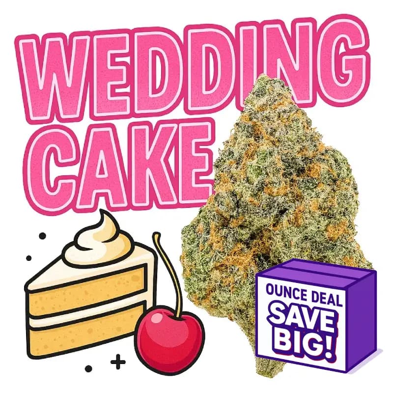 Wedding Cake Indoor THCA Flower Oz