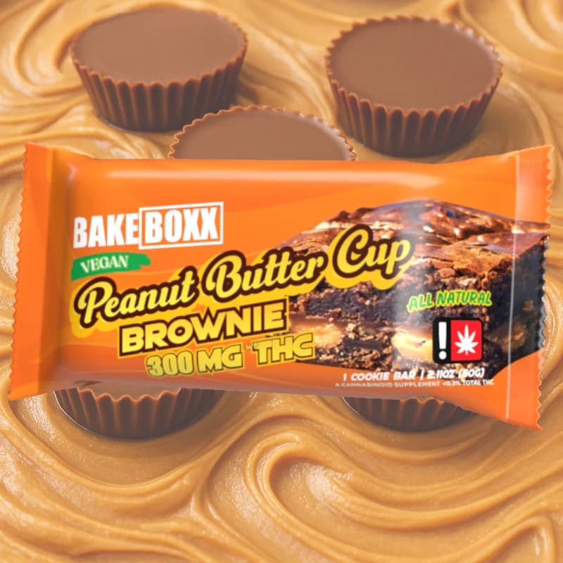 Peanut Butter Cup 300mg THC Edible Brownie