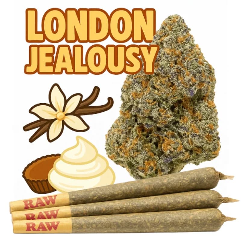 London Jealousy Diamond Infused THCa Pre roll (1.5g)