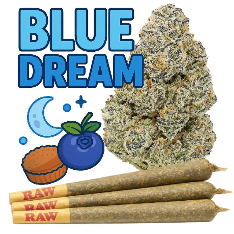 Blue Dream Diamond Infused THCa Pre roll (1.5g)