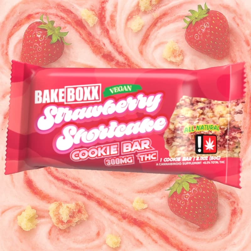 Strawberry Shortcake 300mg THC Cookie