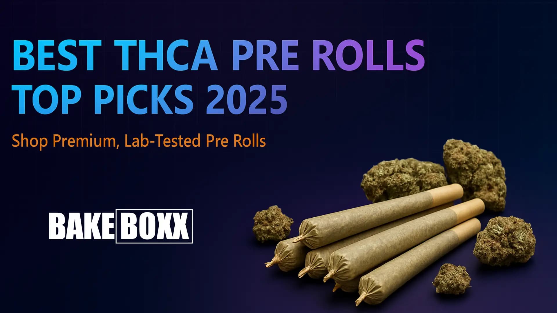 Best THCA Pre Rolls - Top Picks 2025 - BakeBoxx blog article