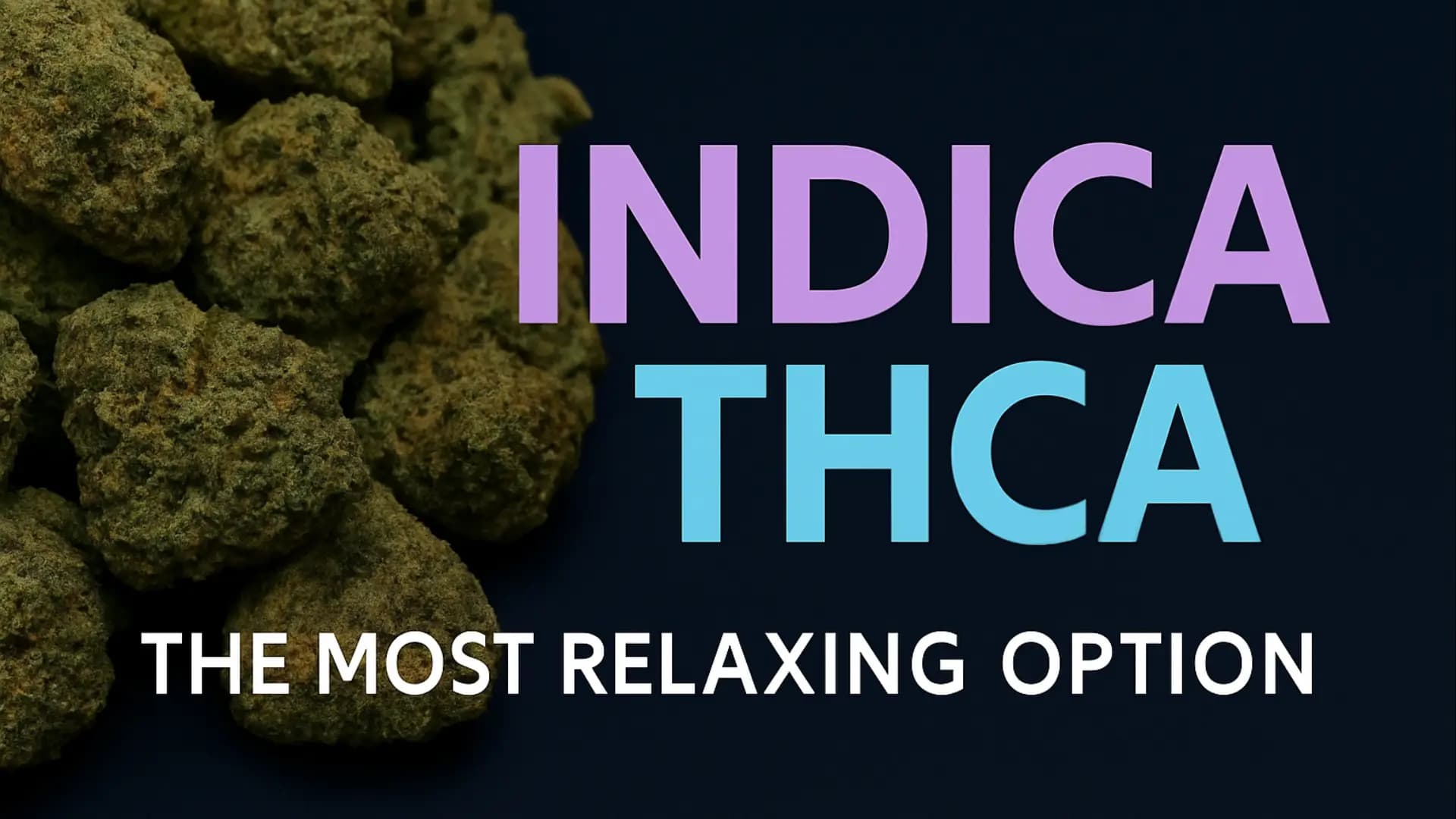 THCA Indica Flower: Uses & Benefits - BakeBoxx blog article