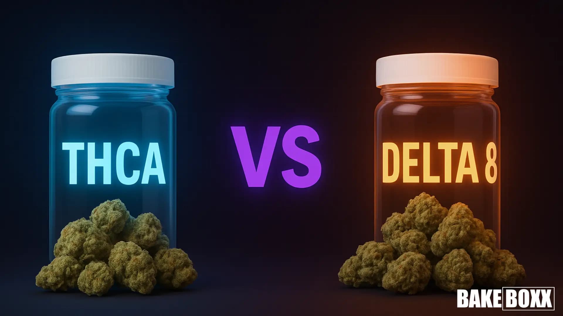 THCA vs Delta 8: Natural vs Synthetic Cannabinoids - BakeBoxx blog article